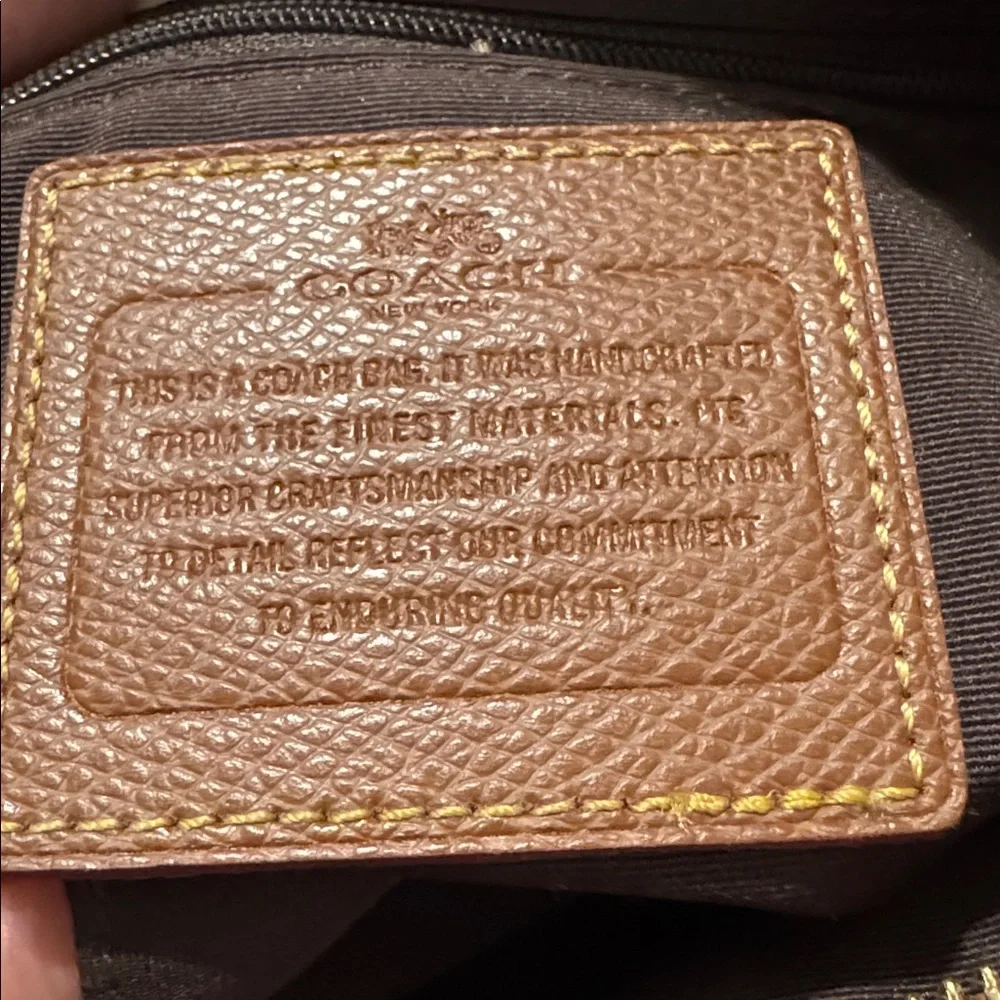 Coach Signature File Crossbody‎ Bag